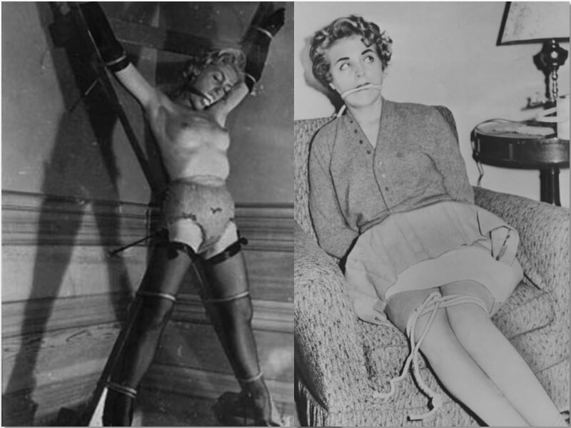 Judy Dull (actual photos by Harvey Glatman)