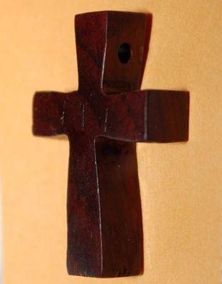 Cross found at the scene