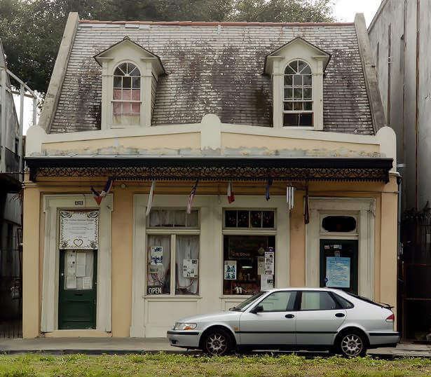 The Rampart Street apartment above the Voodoo Spiritual Temple