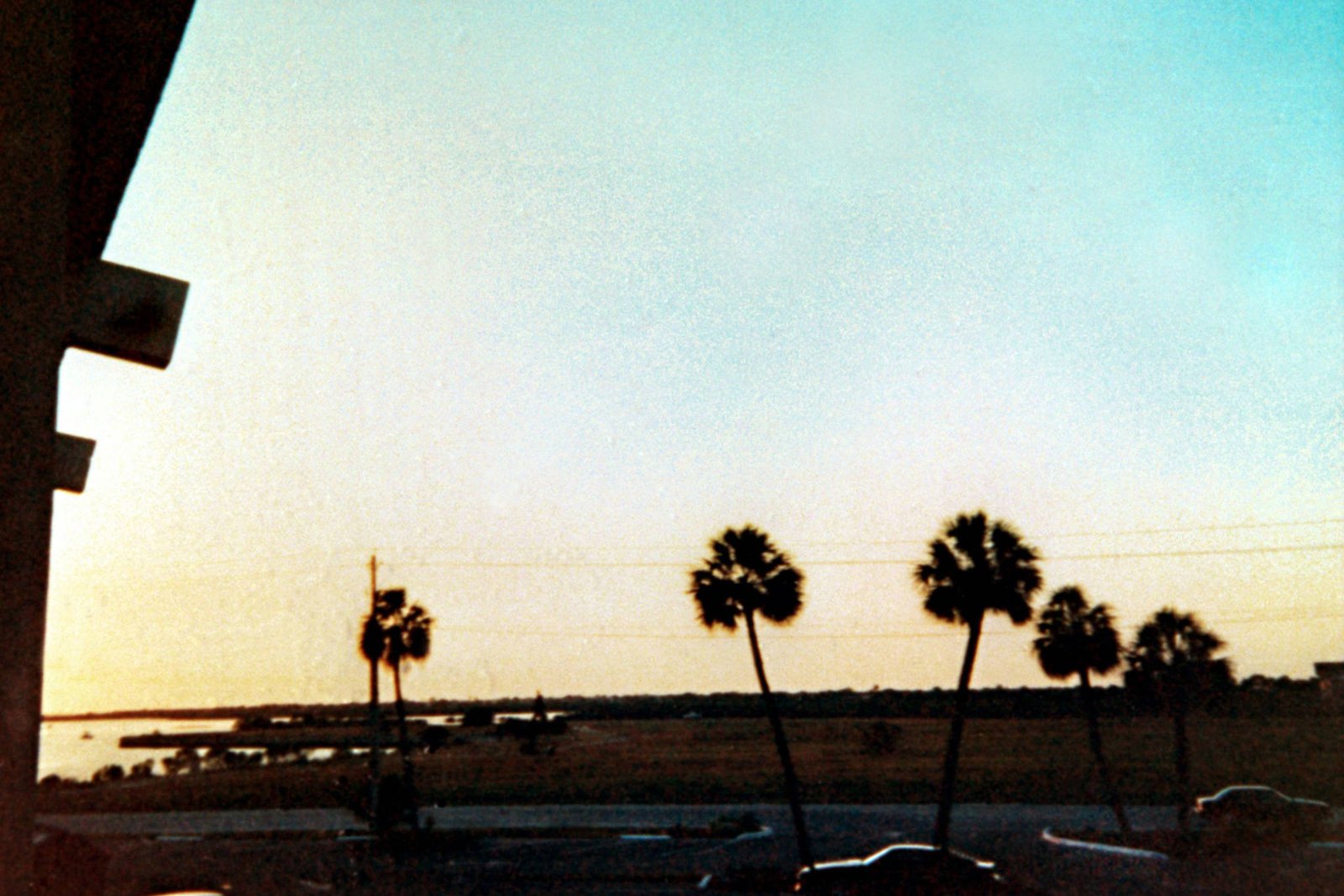 Last photo on roll of film found. Taken from their hotel room