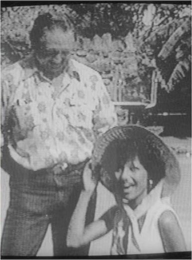 Bill and Omaima on their trip to Texas