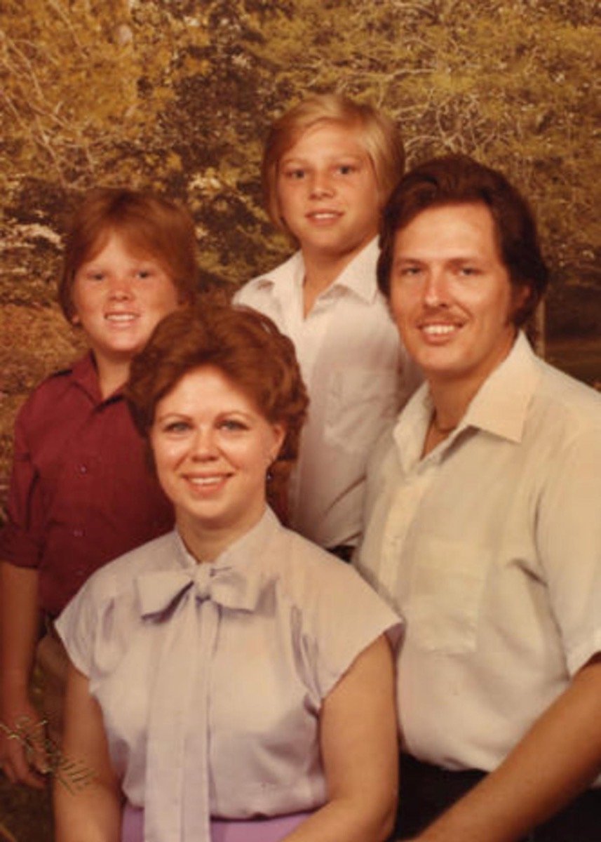 Michael Warren, Marlene Ahrens & family