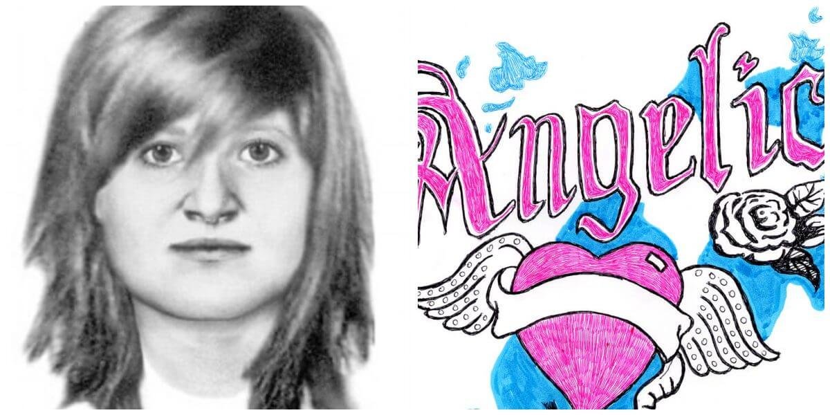 Composite drawing of the victim / Angelic t-shirt design