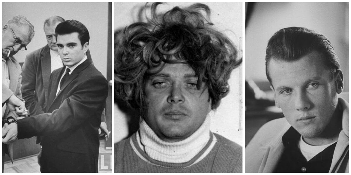 Schmid during his arrest and wearing a wig when apprehended after prison escape / Richard Brun