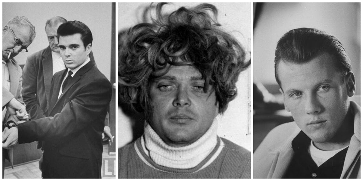 Schmid during his arrest and wearing a wig when apprehended after prison escape / Richard Brun