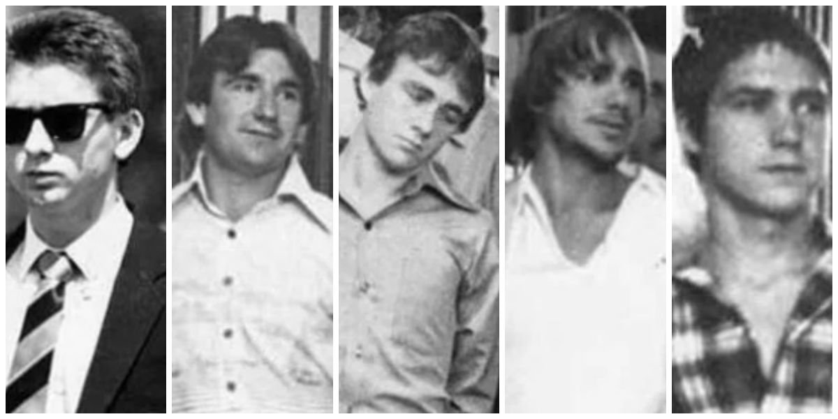 John Travers, Michael Murphy, Leslie Murphy, Gary Murphy and Michael Murdoch