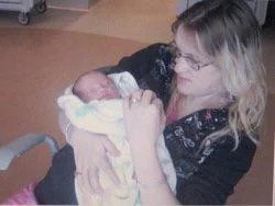 Vera Jo Reigle and Baby Wiladeen
