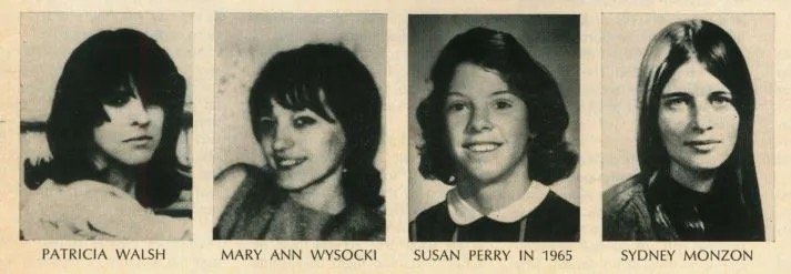 Patricia Walsh - Mary Ann Wysocki - Susan Perry in 1965 - Sydney Monzon
