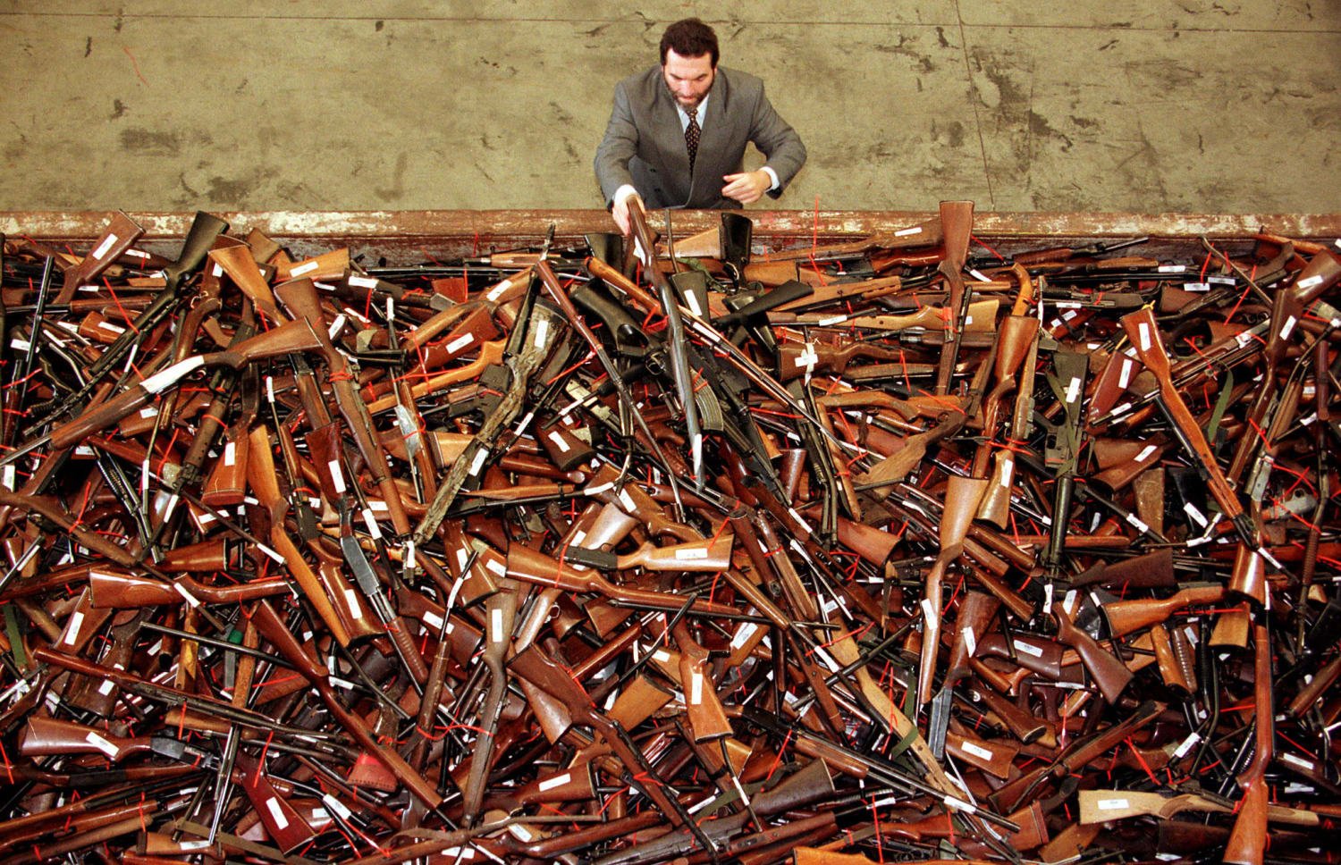 Collection of guns