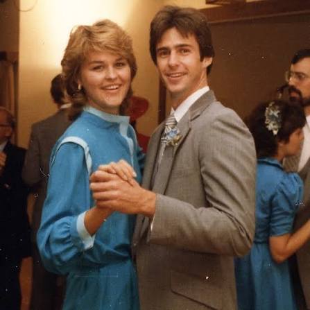 Sherri Rasmussen and John Ruetten dancing