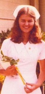 Sherri Rasmussen at her nursing school graduation