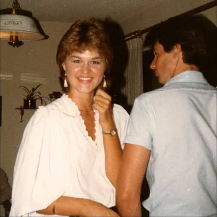 Sherri Rasmussen and John Ruetten at a party