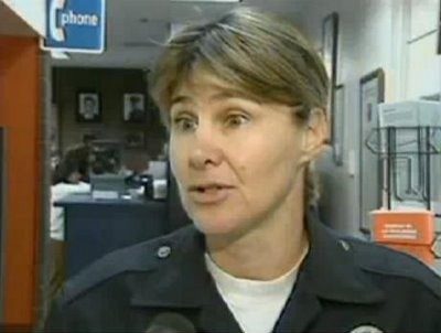 Detective Stephanie Lazarus in a news interview
