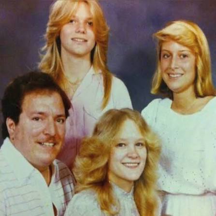David Arnold Brown with his family