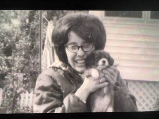 Marie Moore as a young woman