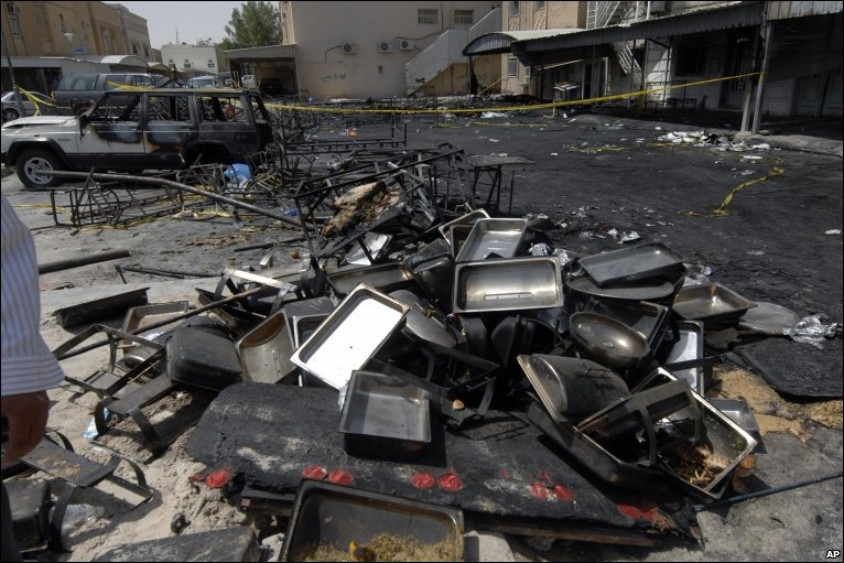 Aftermath of Kuwaiti Wedding Fire